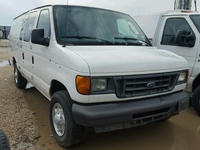 1FTNS24L97DA35381 - 2007 FORD ECONOLINE WHITE photo 1