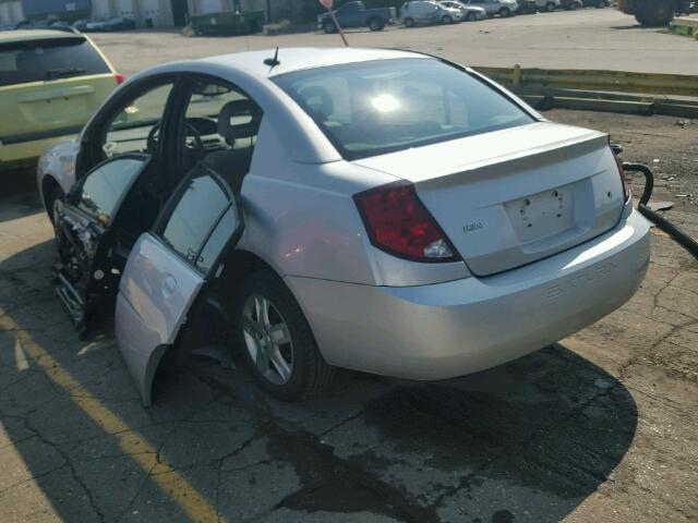 1G8AJ55F07Z182701 - 2007 SATURN ION LEVEL SILVER photo 3