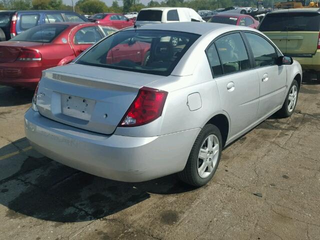 1G8AJ55F07Z182701 - 2007 SATURN ION LEVEL SILVER photo 4