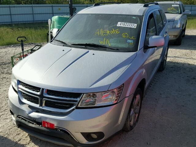 3D4PG1FG3BT541671 - 2011 DODGE JOURNEY MA SILVER photo 2