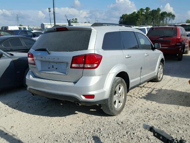 3D4PG1FG3BT541671 - 2011 DODGE JOURNEY MA SILVER photo 4