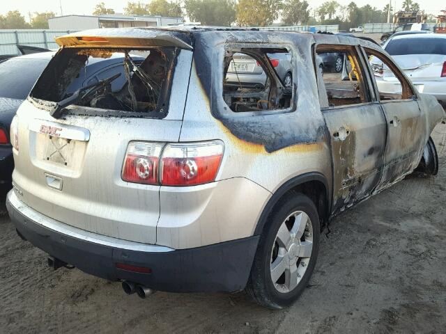 1GKER23758J223029 - 2008 GMC ACADIA SLT SILVER photo 4