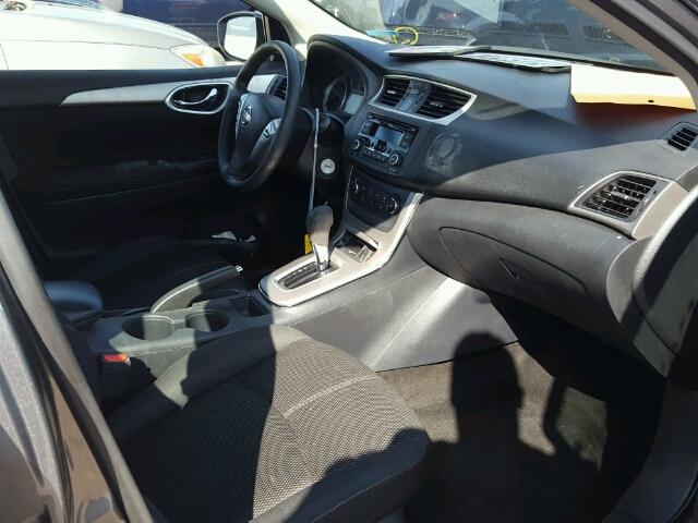 3N1AB7AP2FY307710 - 2015 NISSAN SENTRA S GRAY photo 5