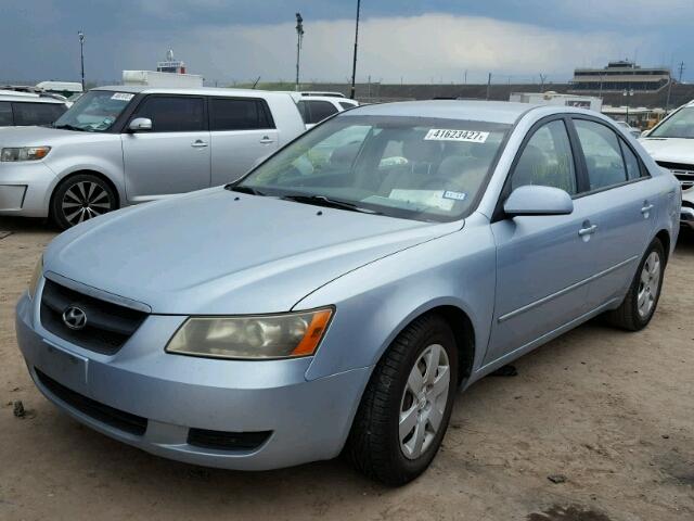 5NPET46C08H309312 - 2008 HYUNDAI SONATA GLS SILVER photo 2