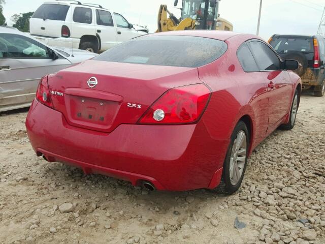 1N4AL2EP2CC110053 - 2012 NISSAN ALTIMA S RED photo 4