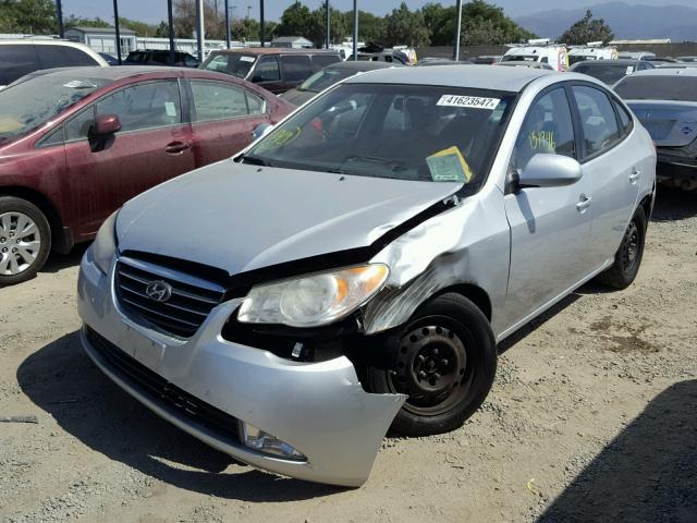 KMHDU46D08U321365 - 2008 HYUNDAI ELANTRA GL SILVER photo 2