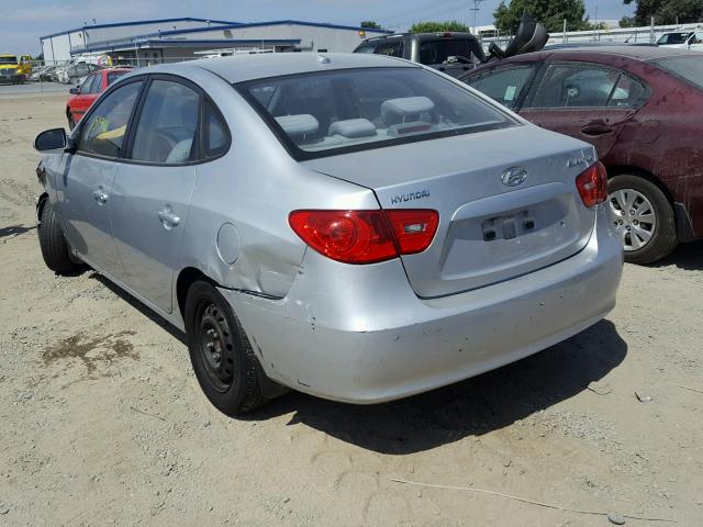 KMHDU46D08U321365 - 2008 HYUNDAI ELANTRA GL SILVER photo 3