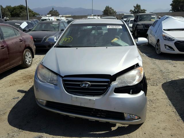 KMHDU46D08U321365 - 2008 HYUNDAI ELANTRA GL SILVER photo 9