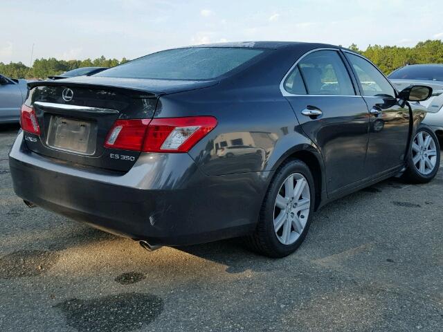 JTHBJ46G672010708 - 2007 LEXUS ES 350 GRAY photo 4