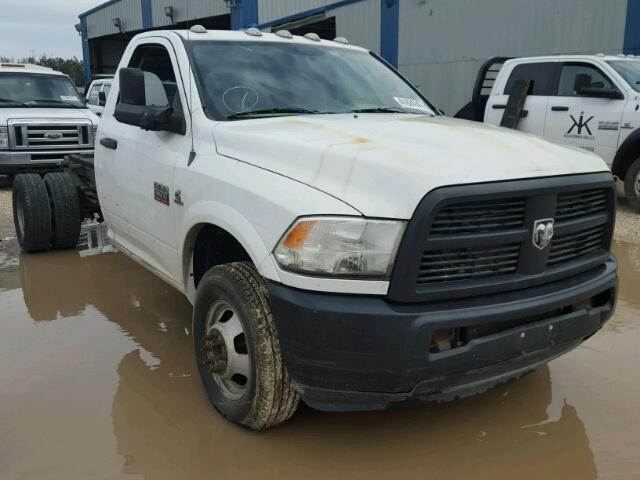 3C7WDSBL5CG319513 - 2012 DODGE RAM 3500 WHITE photo 1