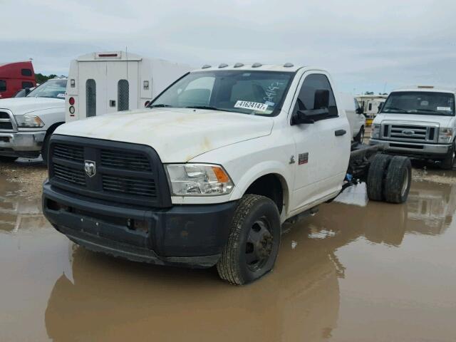 3C7WDSBL5CG319513 - 2012 DODGE RAM 3500 WHITE photo 2