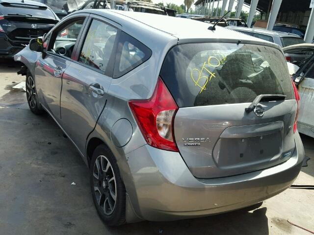 3N1CE2CP8EL369530 - 2014 NISSAN VERSA NOTE GRAY photo 3