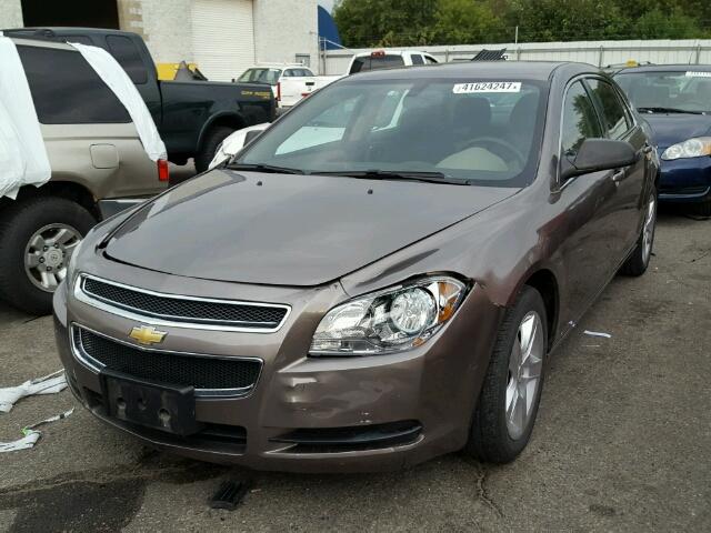 1G1ZA5EU8CF290012 - 2012 CHEVROLET MALIBU TAN photo 2