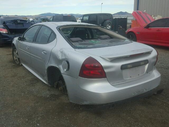 2G2WP522741358079 - 2004 PONTIAC GRAND PRIX SILVER photo 3