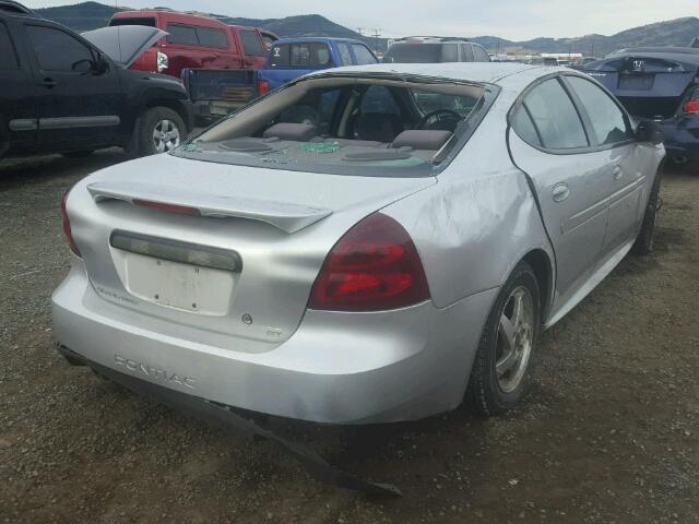 2G2WP522741358079 - 2004 PONTIAC GRAND PRIX SILVER photo 4