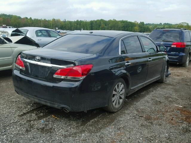 4T1BK3DB4BU378507 - 2011 TOYOTA AVALON BAS BLACK photo 4