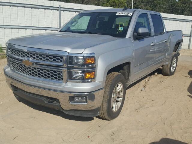 3GCUKREC5FG275502 - 2015 CHEVROLET SILVERADO SILVER photo 2