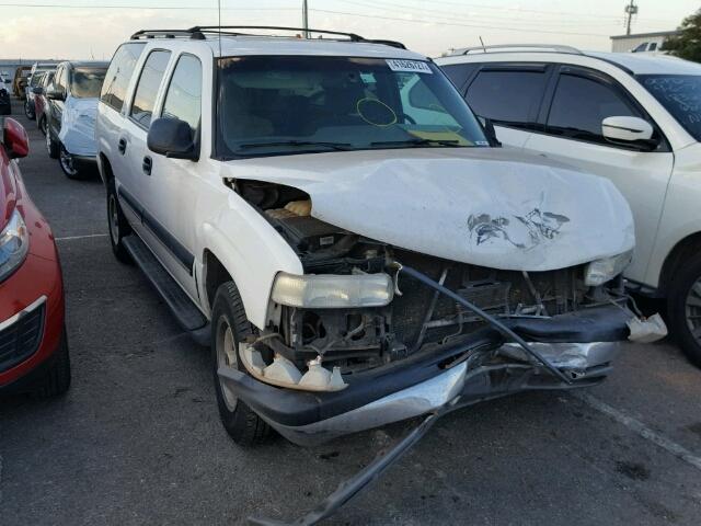 3GNEC16T11G269164 - 2001 CHEVROLET SUBURBAN C WHITE photo 1