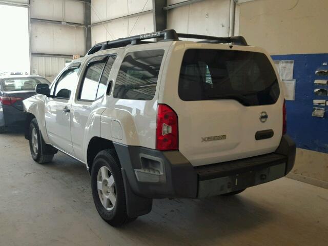 5N1AN08W27C505198 - 2007 NISSAN XTERRA OFF WHITE photo 3