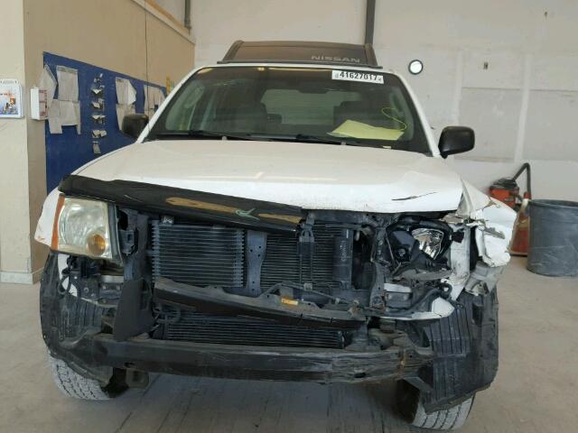 5N1AN08W27C505198 - 2007 NISSAN XTERRA OFF WHITE photo 9