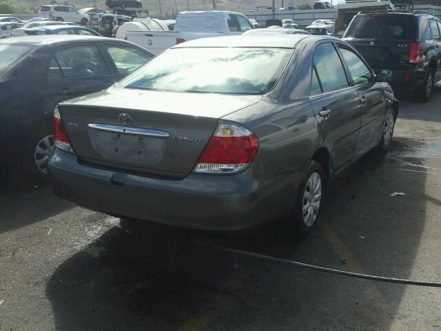 4T1BE32K65U583485 - 2005 TOYOTA CAMRY GRAY photo 4