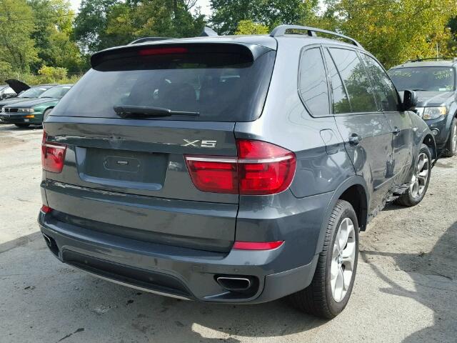 5UXZV8C59CL424597 - 2012 BMW X5 GRAY photo 4