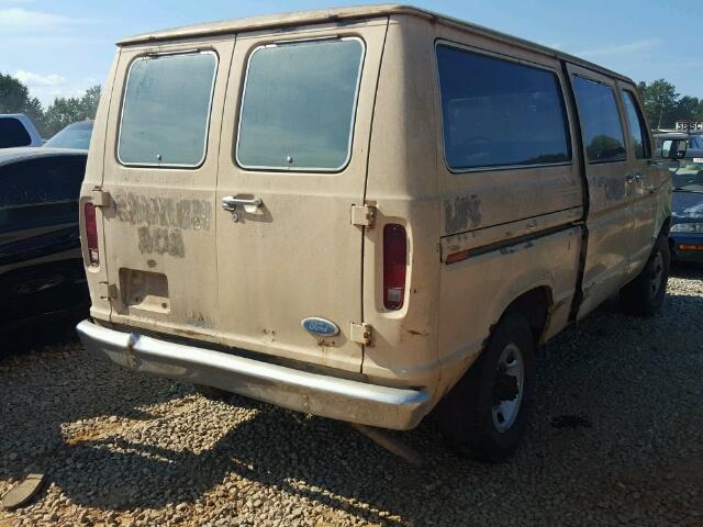 1FBHE21H3FHC33891 - 1985 FORD ECONOLINE TAN photo 4