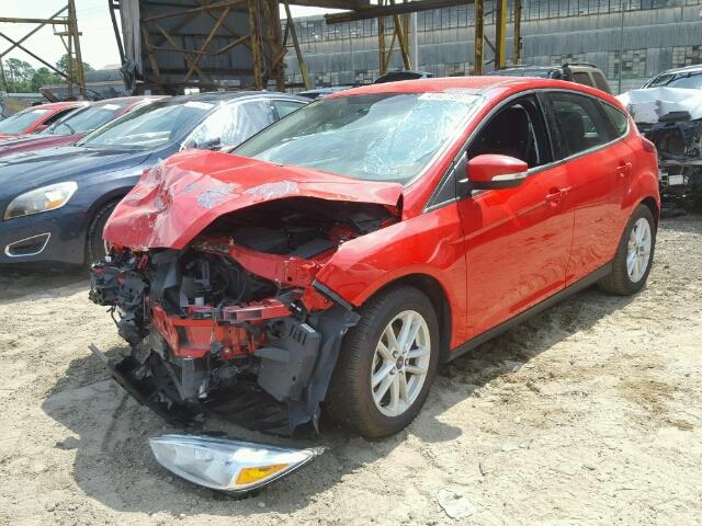 1FADP3K29FL295237 - 2015 FORD FOCUS SE RED photo 2