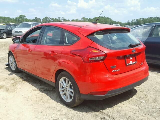 1FADP3K29FL295237 - 2015 FORD FOCUS SE RED photo 3