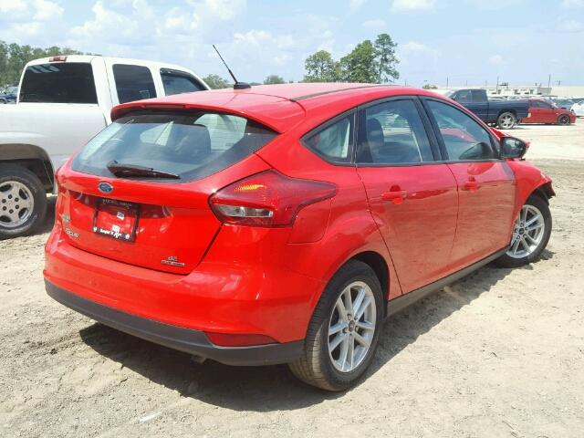 1FADP3K29FL295237 - 2015 FORD FOCUS SE RED photo 4