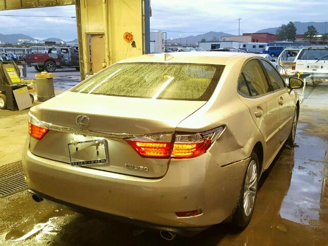 JTHBK1GG8F2154396 - 2015 LEXUS ES BEIGE photo 4