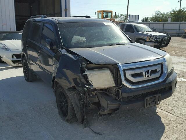 5FNYF3H50BB035595 - 2011 HONDA PILOT EXL BLACK photo 1