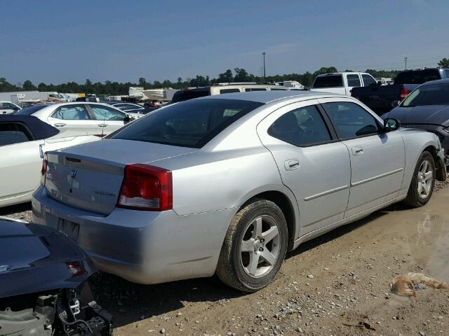 2B3KA43D29H593270 - 2009 DODGE CHARGER SILVER photo 4