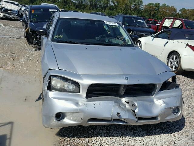 2B3KA43D29H593270 - 2009 DODGE CHARGER SILVER photo 9