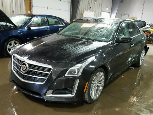 1G6AX5SX1E0103008 - 2014 CADILLAC CTS LUXURY BLACK photo 2