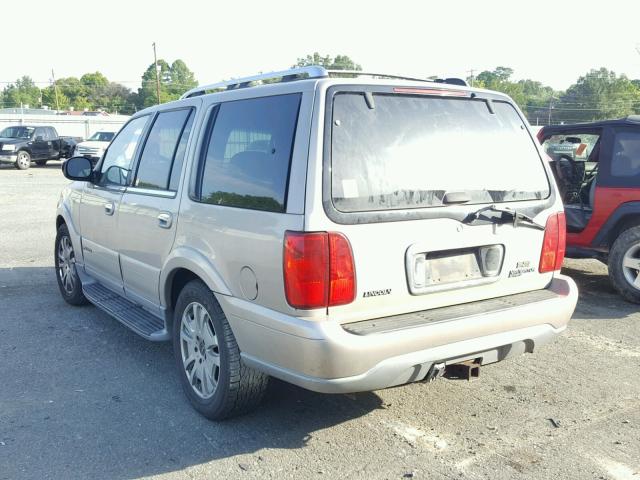 5LMEU27R31LJ11144 - 2001 LINCOLN NAVIGATOR 金色 照片 3