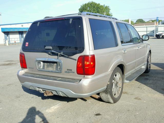 5LMEU27R31LJ11144 - 2001 LINCOLN NAVIGATOR 金色 照片 4
