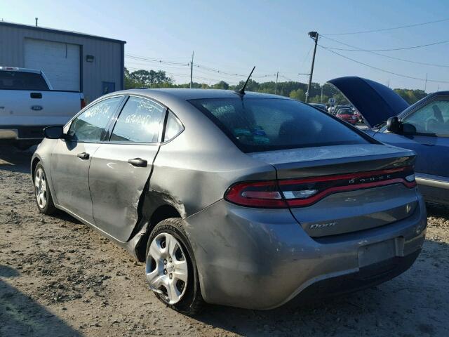 1C3CDFAA6DD297791 - 2013 DODGE DART GRAY photo 3