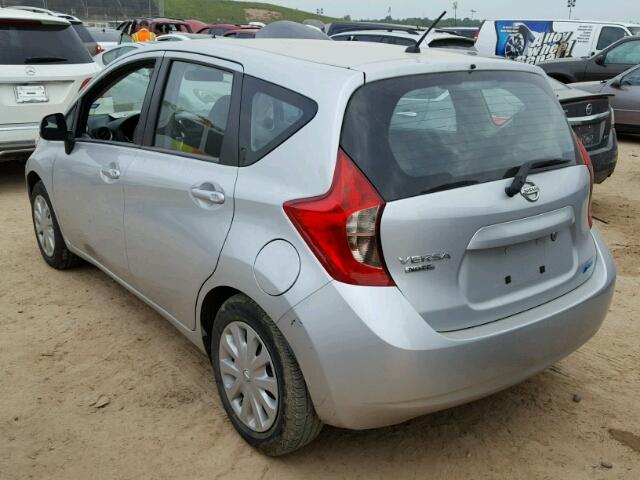 3N1CE2CP3EL390835 - 2014 NISSAN VERSA NOTE SILVER photo 3