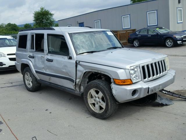 1J8HG48K26C346322 - 2006 JEEP COMMANDER SILVER photo 1