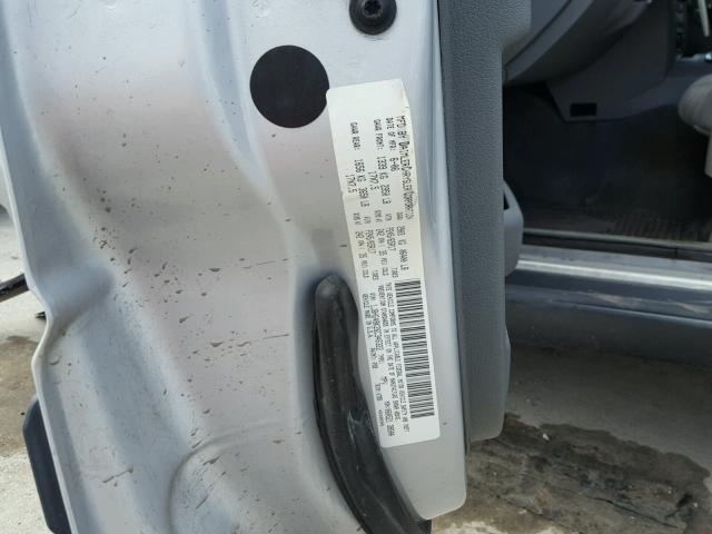 1J8HG48K26C346322 - 2006 JEEP COMMANDER SILVER photo 10