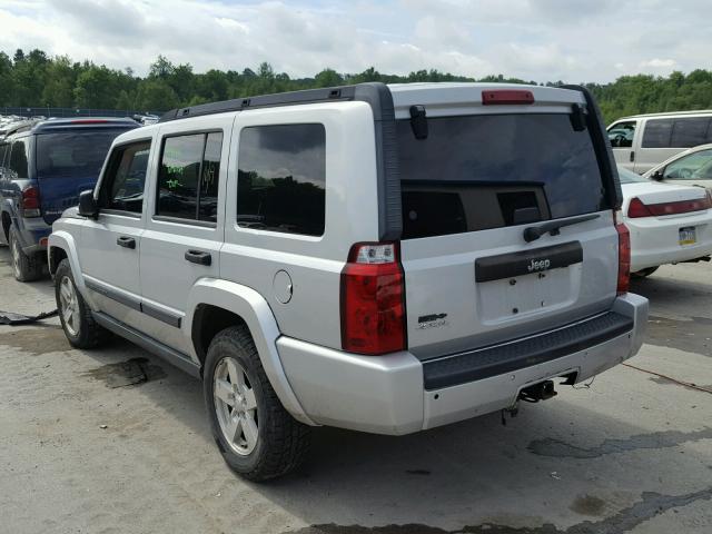 1J8HG48K26C346322 - 2006 JEEP COMMANDER SILVER photo 3