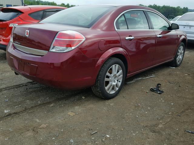 1G8ZV57B79F107841 - 2009 SATURN AURA BURGUNDY photo 4