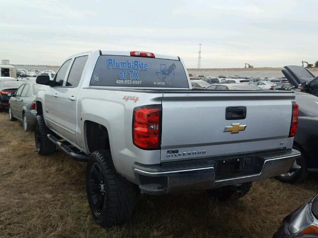 3GCUKREC8FG183459 - 2015 CHEVROLET SILVERADO SILVER photo 3