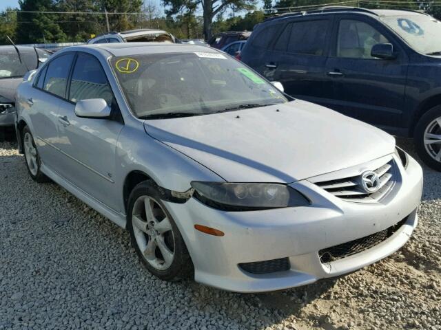 1YVHP84D655M02071 - 2005 MAZDA 6 SILVER photo 1