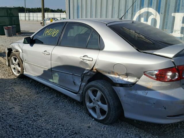 1YVHP84D655M02071 - 2005 MAZDA 6 SILVER photo 9