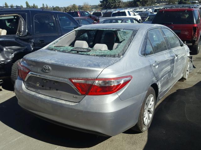 4T4BF1FK6GR532685 - 2016 TOYOTA CAMRY LE SILVER photo 4
