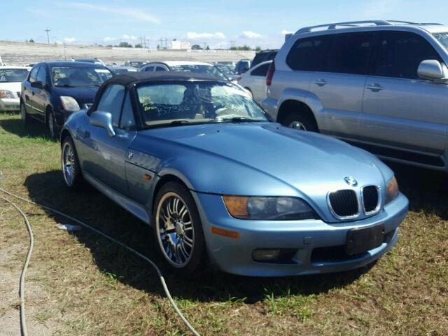 4USCH7320TLB73867 - 1996 BMW Z3 BLUE photo 1