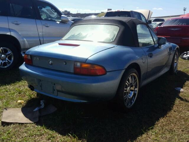 4USCH7320TLB73867 - 1996 BMW Z3 BLUE photo 4