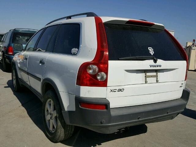 YV1CZ911251150556 - 2005 VOLVO XC90 T6 WHITE photo 3